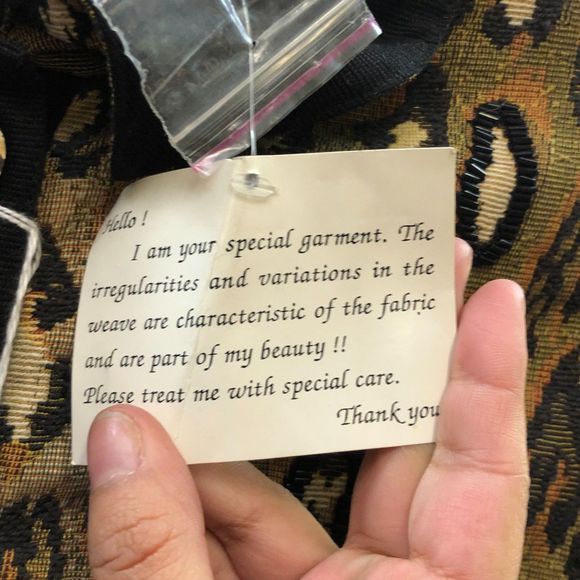 Vintage Anage Silk Animal Print Gorgeous Women's Jacket S - Picture 7 of 12